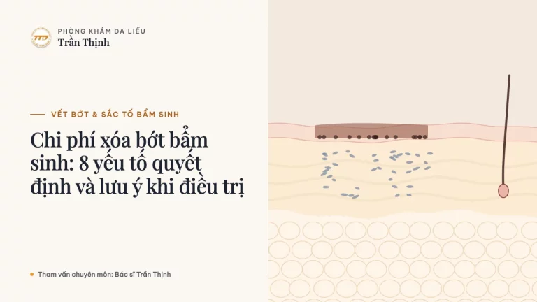 Chi phí xóa bớt bẩm sinh: 8 yếu tố quyết định và lưu ý khi điều trị