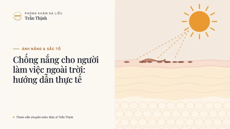 Chống nắng cho người làm việc ngoài trời: hướng dẫn thực tế