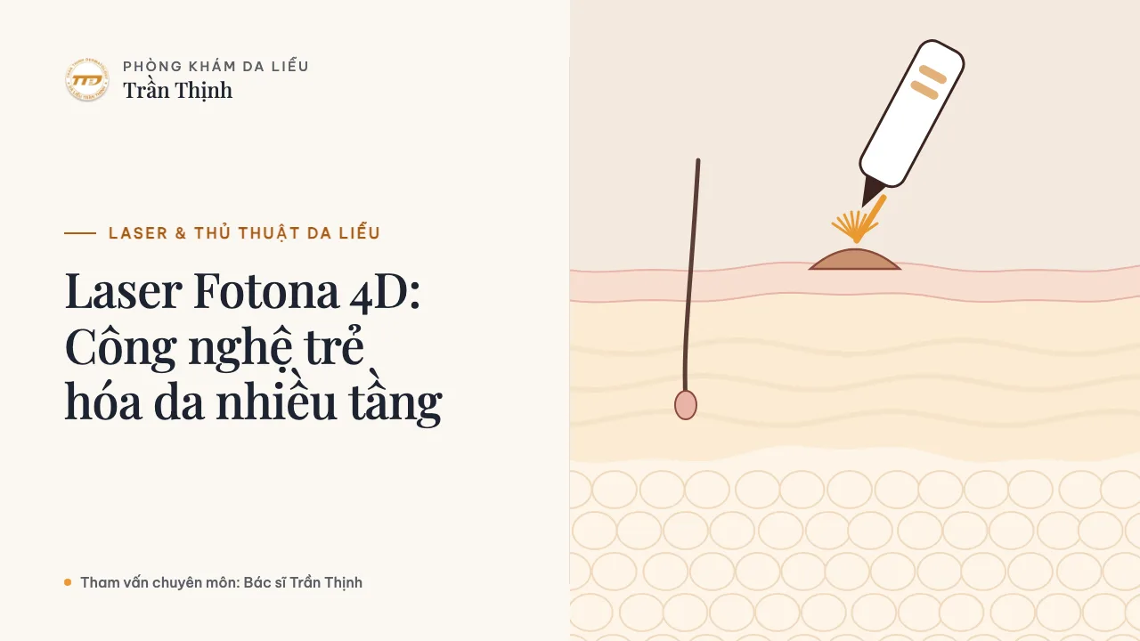 Minh họa: Laser Fotona 4D: Công nghệ trẻ hóa da nhiều tầng