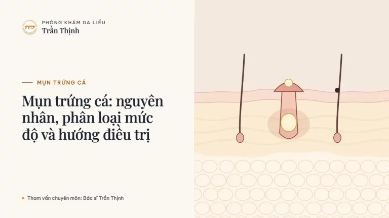 Mụn trứng cá: nguyên nhân, phân loại mức độ và hướng điều trị