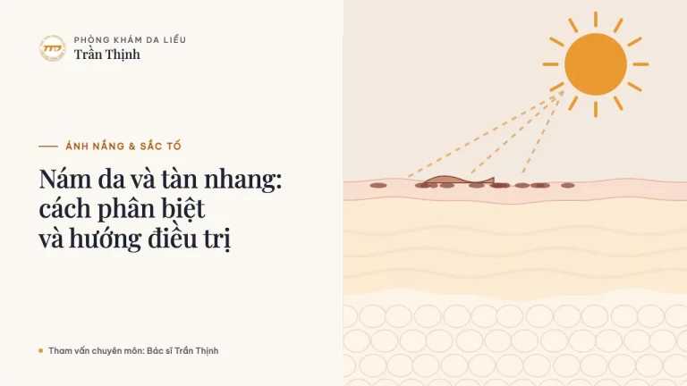 Nám da và tàn nhang: cách phân biệt và hướng điều trị
