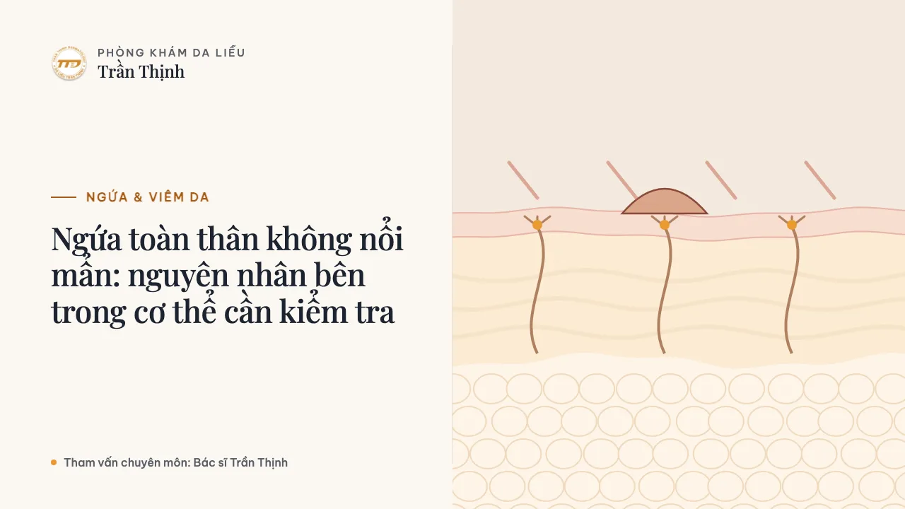 Minh họa: Ngứa toàn thân không nổi mẩn: nguyên nhân bên trong cơ thể cần kiểm tra