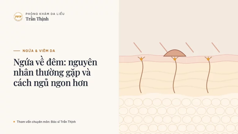 Ngứa về đêm: nguyên nhân thường gặp và cách ngủ ngon hơn